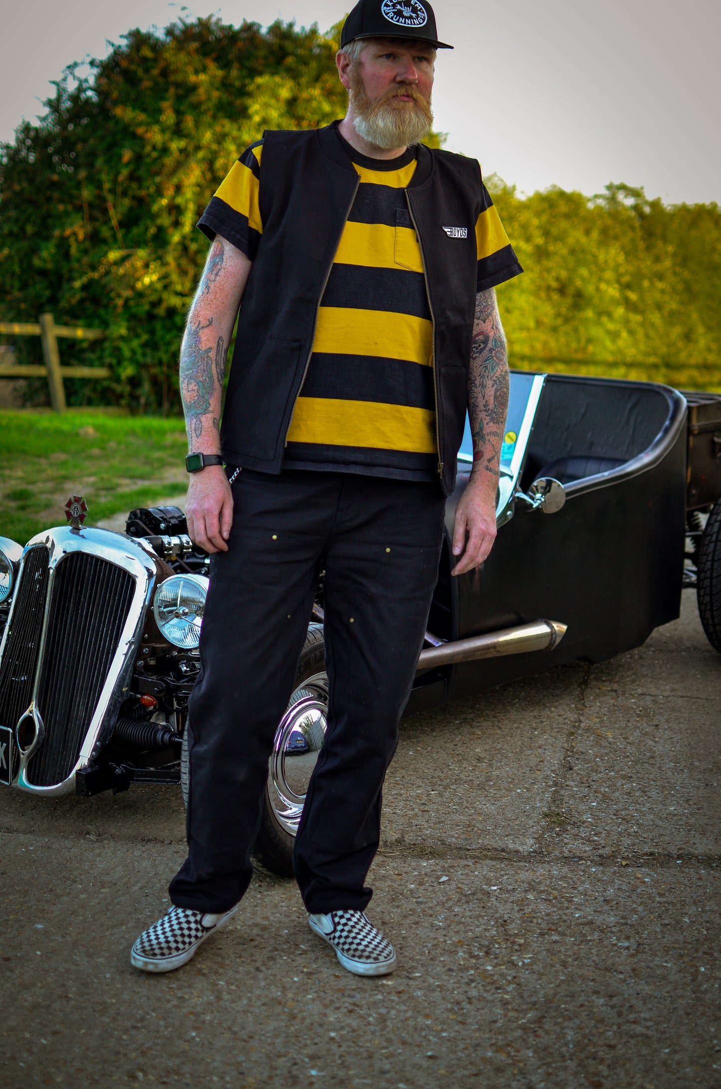 BLACK HEAVY WORK VEST