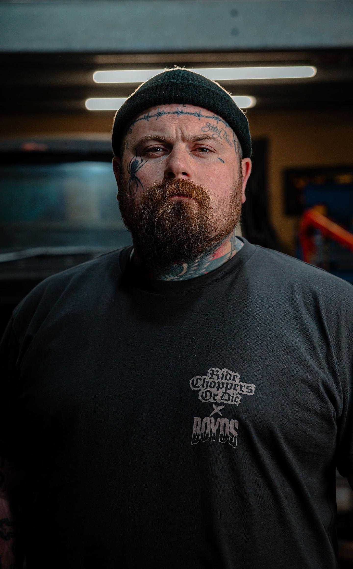 BOYDS X RIDE CHOPPERS OR DIE T-SHIRT